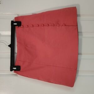 Zara Coral Pink Mini Skirt Size Small